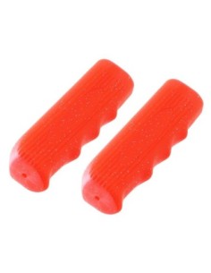 Custom Grips 7/8 long 116mm Kraton Rubber Sparkle/Red.